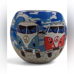 Benaya Handcrafted Glass Candle Holder – Retro Van Design